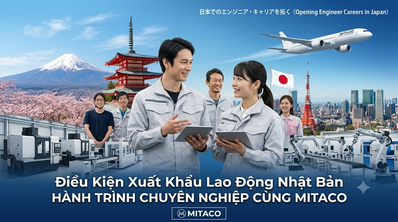Điều kiện xuất khẩu lao động Mitaco