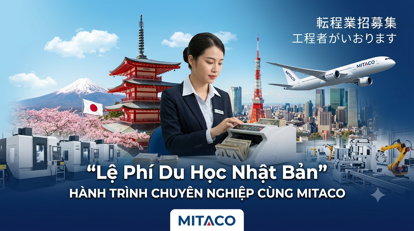 Lệ phí du học Nhật Bản Mitaco